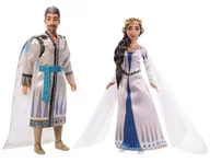 Lalki dla dziewczynek - Disney Wish Życzenie 2-pak Zestaw Lalka Król Magnifico i Królowa Amaya - miniaturka - grafika 1