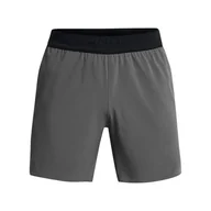 Spodenki męskie - Męskie Spodenki UNDER ARMOUR UA VANISH ELITE SHORT 1376782-025 – Szary - miniaturka - grafika 1