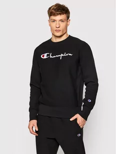 Champion Bluza Embroidered Script Logo Reverse Weave 216539 Czarny Regular Fit - Bluzy sportowe męskie - miniaturka - grafika 1