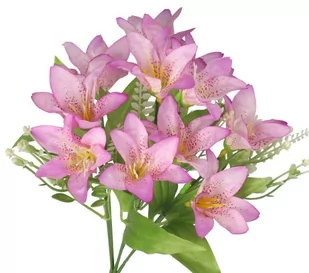 SZTUCZNE KWIATY GAŁĄZKI ROŚLINY LILIA LILIE JAK ŻYWE - Sztuczne kwiaty - miniaturka - grafika 1