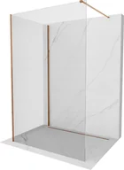 Ścianki i drzwi prysznicowe - Mexen Kioto ścianka prysznicowa Walk-in 110 x 70 cm, transparent, różowe złoto - 800-110-212-60-00-070 - miniaturka - grafika 1