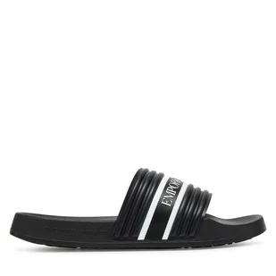 Klapki Emporio Armani XVPS14 XR277 U532 Czarny - Klapki i japonki męskie - miniaturka - grafika 1
