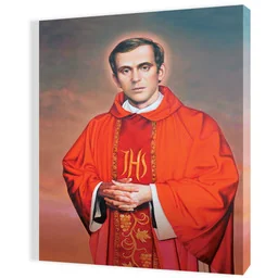 Obraz religijny na płótnie Błogosławiony Ksiądz Jerzy Popiełuszko - Ikony i obrazy sakralne Obraz religijny na płótnie Błogosławiony Ksiądz Jerzy Popiełuszko - Ikony i obrazy sakralne - miniaturka - grafika 1