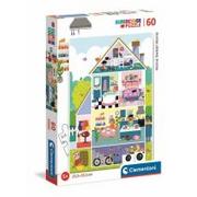 Puzzle - Clementoni Puzzle 60 Super Kolor Home Sweet Home - miniaturka - grafika 1