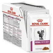 Mokra karma dla kotów - Royal Canin Cat Renal 85g x 12 Beef/Wołowina - miniaturka - grafika 1