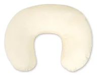 Poduszki do karmienia - Poduszka rogal do karmienia fasolka rozbieralna- kremowa - miniaturka - grafika 1