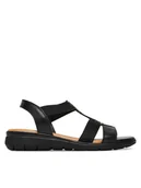 Sandały damskie - Go Soft Sandały WI16-INES-06 Czarny - miniaturka - grafika 1