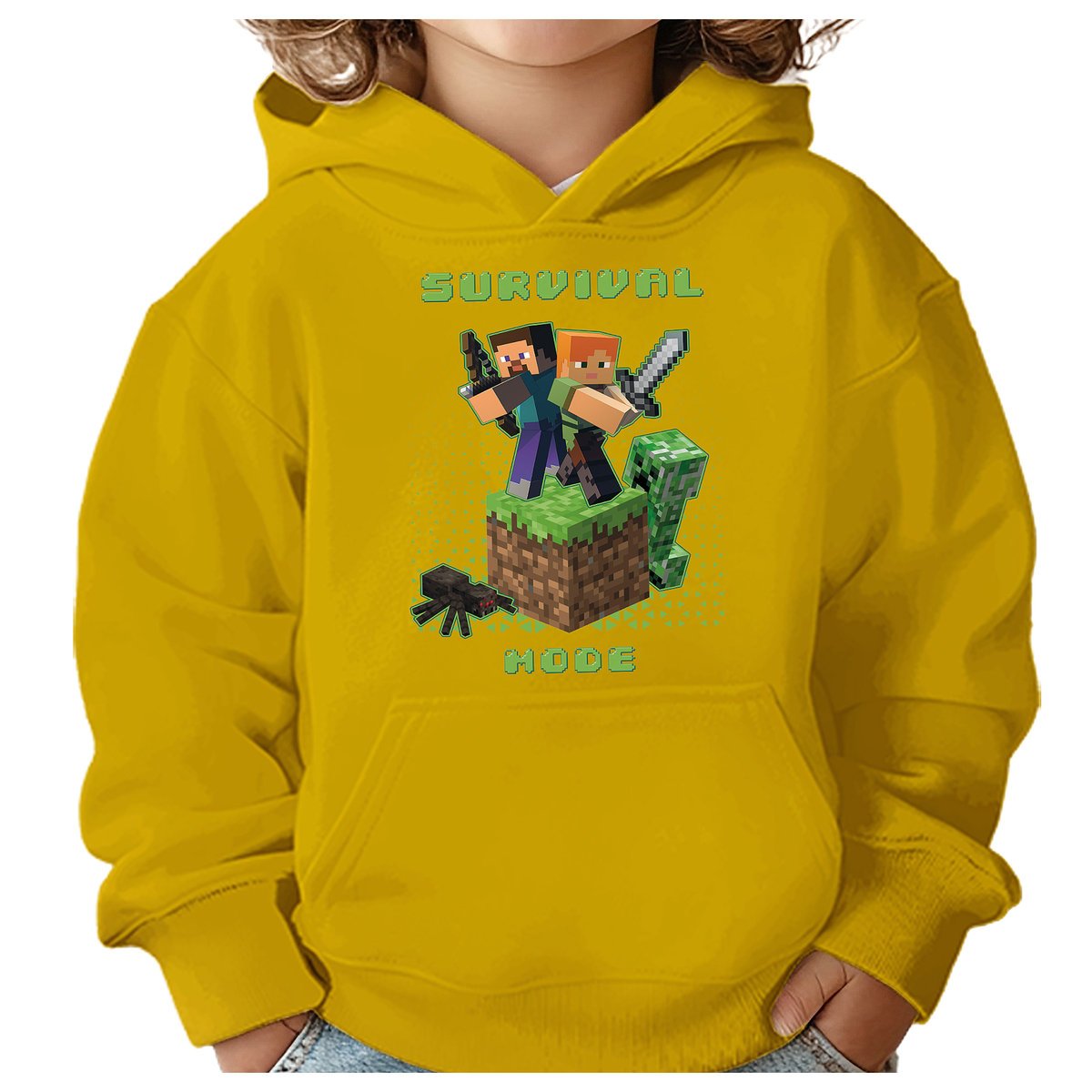 BLUZA DZIECIĘCA MINECRAFT 134-140 DLA DZIEWCZYNKI CHŁOPCA PREZENT