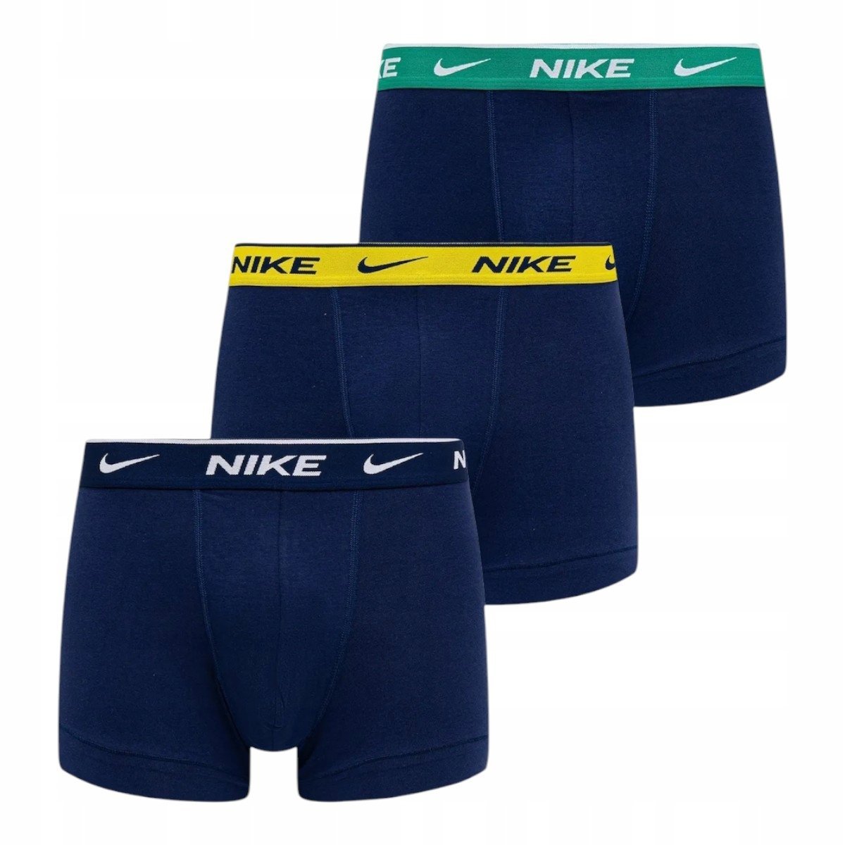 NIKE BOKSERKI MĘSKIE MAJTKI TRUNK 3PK GRANATOWE r.L