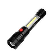 Latarki - EOT069 Esperanza latarka led z reflektorem bocznym cob apate - miniaturka - grafika 1
