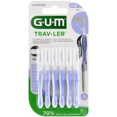 Szczoteczki międzyzębowe - Sunstar EUROPE S.A GUM szczotka międzyzębowa 0,6 mm 6 sztuk 9073439 - miniaturka - grafika 1