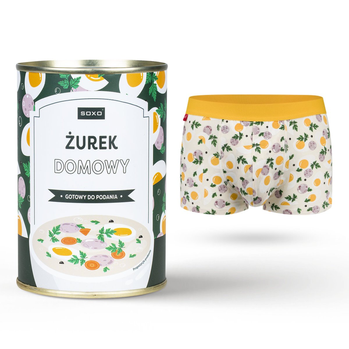 Bokserki Męskie Żurek w Puszce - XL
