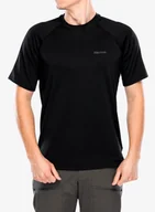 Czapki męskie - Koszulka szybkoschnąca Marmot Windridge SS - black/black - miniaturka - grafika 1