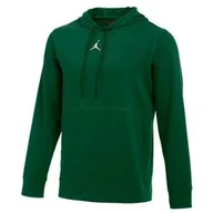 Bluzy męskie - Bluza męska z kapturem Air Jordan 23 Alpha Fleece Hoodie Zielona - CV8437-341-XXL - miniaturka - grafika 1