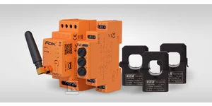 Zestaw: monitor zużycia energii MEF-3-200 FOX z lampką LK-BZ-3 - Liczniki energii elektrycznej - miniaturka - grafika 1