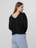 Bluzy damskie - 4F, Bluza damska, BLD026, czarny, rozmiar S - miniaturka - grafika 1