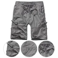 Spodnie sportowe męskie - Szorty bushcraft męskie Brandit Ty Szare - miniaturka - grafika 1