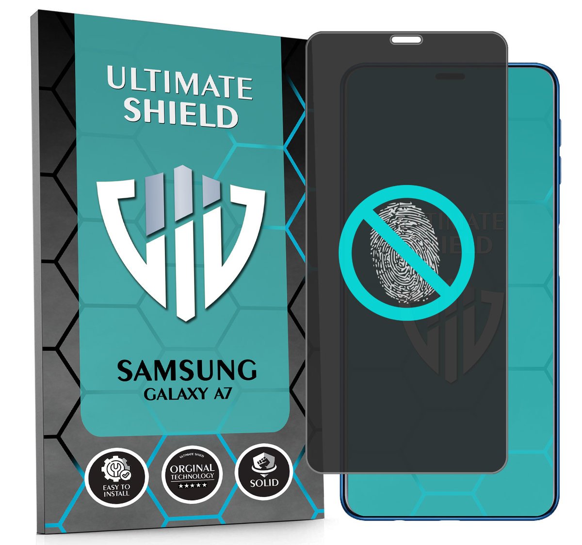 NAJLEPSZE SZKŁO 5D PEŁNE DO SAMSUNG GALAXY A7 SZKIEŁKO NIETŁUKĄCE ORYGINAŁ