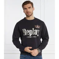 Bluzy męskie - Replay Bluza | Regular Fit - miniaturka - grafika 1