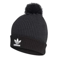 Czapki damskie - Czapka zimowa adidas Adicolor Collegiate Z pomponem Damska H35510 - miniaturka - grafika 1