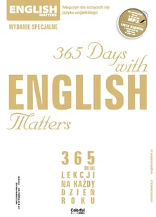 365 Days with English Matters (kalendarz) - Książki do nauki języka angielskiego - miniaturka - grafika 1