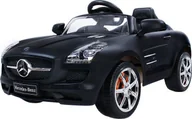 Pojazdy elektryczne dla dzieci - Moleo Mercedes-Benz SLS Czarny pojazd na akumulator uniwersalny - miniaturka - grafika 1