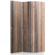 Parawany - Parawan pokojowy FEEBY, Drewniane deski, Obrotowy 110x170cm 3-częściowy - miniaturka - grafika 1