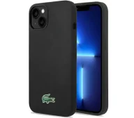 Etui i futerały do telefonów - Lacoste Silicone MagSafe do iPhone 14/15/13 Czarny - miniaturka - grafika 1