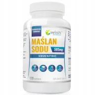 Witaminy i minerały - Wish Maślan Sodu 585mg 120kaps. Wsparcie Jelit - miniaturka - grafika 1
