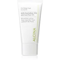 Kremy do twarzy - Alcina For Oily Skin Fluid do twarzy z kwasami AHA 10 % 50 ml - miniaturka - grafika 1