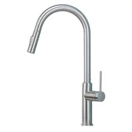 Baterie kuchenne - Bateria Kuchenna GranMaster - IZIS Stal szczotkowana, stal nierdzewna, dwufunkcyjna wyciągana wylewka 1szt. - miniaturka - grafika 1