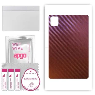 folia naklejka skórka strukturalna na TYŁ do Apple iPad Pro 13 5 gen. 2024 - Carbon Kameleon CAKA5 - apgo SKINS - Akcesoria do tabletów i e-booków - miniaturka - grafika 1