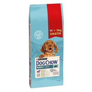 Karma dla psa PURINA Dog Chow Puppy z Jagnięciną 11+3 kg gratis - Sucha karma dla psów - miniaturka - grafika 1