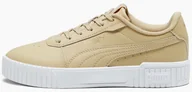Trampki damskie - Buty damskie trampki Puma Carina 2.0 r.38 Beżowe Skórzane Sneakersy - miniaturka - grafika 1