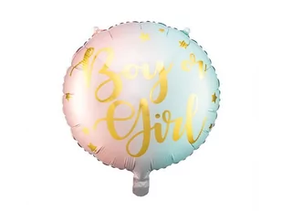 PartyDeco Balon foliowy Boy or Girl, 35cm, mix FB83 [16314883] - Baby shower i roczek - miniaturka - grafika 1