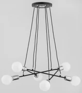 Lampy sufitowe - Alfa Vivia lampa wisząca 6-punktowa czarna 62122 62122 - miniaturka - grafika 1