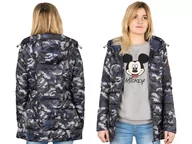 Kurtki damskie - Lekka Kurtka Damska Parka Pikowana Moro 1716 r XL - miniaturka - grafika 1