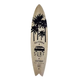 Atmosphera Ozdoba ścienna Surf Board czarna DD.14140 - Dekoracje domu - miniaturka - grafika 1