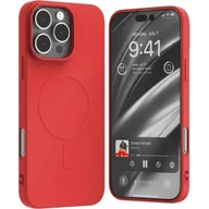Etui i futerały do telefonów - Etui MERCURY Semi-Silicone MagSafe do Apple iPhone 16 Pro Max Czerwony - miniaturka - grafika 1