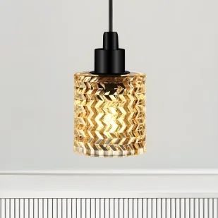 Lampa wisząca Hollywood - kolor beżowy, transparentny - 46483027 - Lampy sufitowe - miniaturka - grafika 1