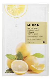 Mizon Maska Plátýnková 3D witaminy C do rozjaśniania i witalność skóry Joyful Time Essence Mask Vitamin) - Maseczki do twarzy - miniaturka - grafika 1