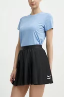 Spódnice - Puma spódnica kolor czarny mini rozkloszowana 624237 - miniaturka - grafika 1
