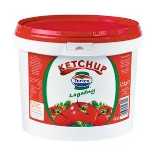 Ketchup Tortex łagodny 5,5kg - Majonezy i dressingi - miniaturka - grafika 1