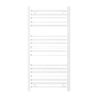 Grzejniki łazienkowe - GRZEJNIK ŁAZIENKOWY BIAŁY DRABINKOWY 100x50 cm KALORYFER NOWOCZESNY BERGEN - miniaturka - grafika 1