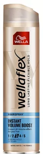 Wella Wellaflex Instant Volume Boost, lakier do włosów, 250ml - Kosmetyki do stylizacji włosów - miniaturka - grafika 1