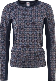 Brubeck Damska bluzka termoaktywna Kari traa ROSE LIGHT LS royal rozmiar M - Bielizna sportowa damska - miniaturka - grafika 1