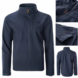 Softshell Kurtka Męska Hi-tec Livaro Kurtka Przeciwdeszczowa Wiatrówka L - Kurtki męskie - miniaturka - grafika 1