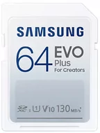 Karty pamięci - Samsung EVO Plus 2021 SDXC 64GB UHS-I/U1 V10 MB-SC64K/EU MB-SC64K/EU - miniaturka - grafika 1