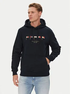 Tommy Hilfiger Bluza Multi Flags MW0MW38666 Granatowy Regular Fit - Bluzy męskie - miniaturka - grafika 1