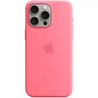 Etui i futerały do telefonów - Etui APPLE Silicone Case MagSafe do iPhone 15 Pro Max Różowy | Bezpłatny transport - miniaturka - grafika 1
